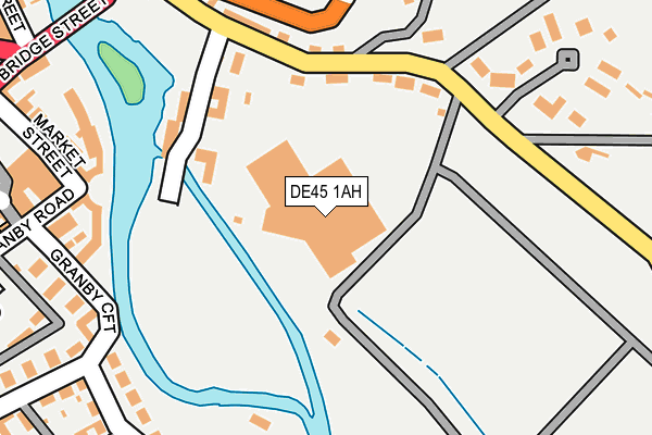 DE45 1AH map - OS OpenMap – Local (Ordnance Survey)