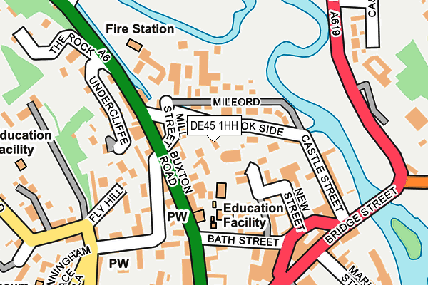 Map of ADAMS GARAGE (PETERBOROUGH) LIMITED at local scale