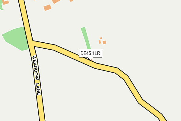 DE45 1LR map - OS OpenMap – Local (Ordnance Survey)