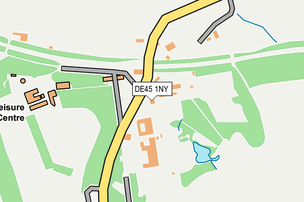 DE45 1NY map - OS OpenMap – Local (Ordnance Survey)