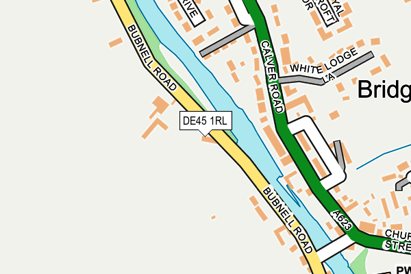DE45 1RL map - OS OpenMap – Local (Ordnance Survey)