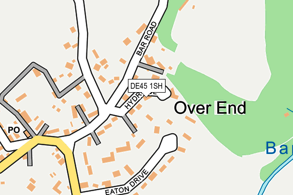DE45 1SH map - OS OpenMap – Local (Ordnance Survey)