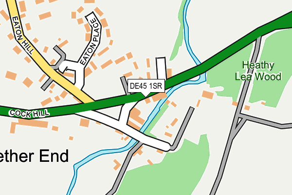 DE45 1SR map - OS OpenMap – Local (Ordnance Survey)