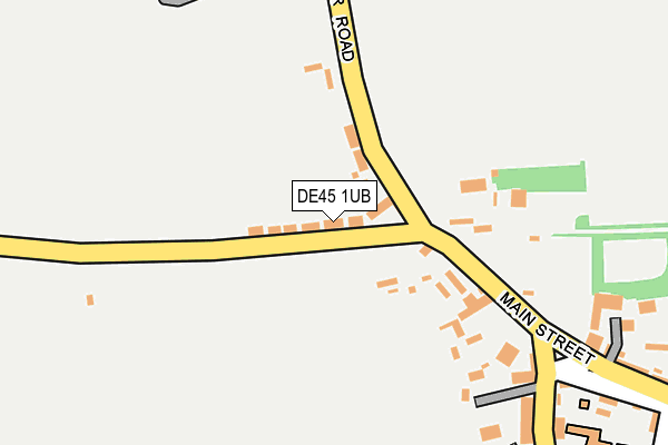 DE45 1UB map - OS OpenMap – Local (Ordnance Survey)