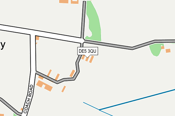 DE5 3QU map - OS OpenMap – Local (Ordnance Survey)