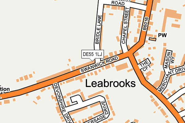 Map of WINDOWS DIRECT (DERBY) LIMITED at local scale