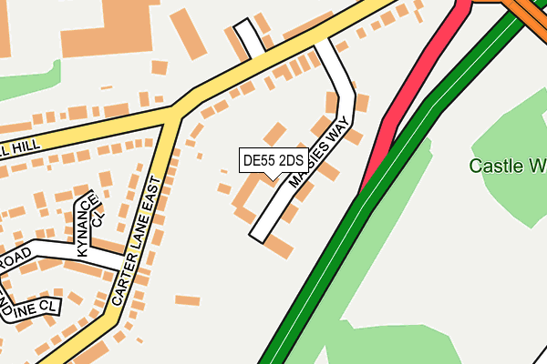 Map of TWITCHEL INN LIMITED at local scale
