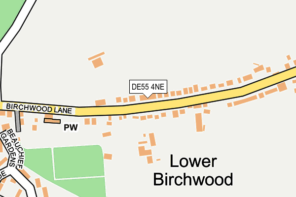 Map of BIRCHWOOD BOARDING KENNELS AND CATTERY LIMITED at local scale