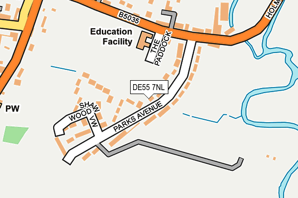 Map of WINGFIELD M AND E LTD at local scale