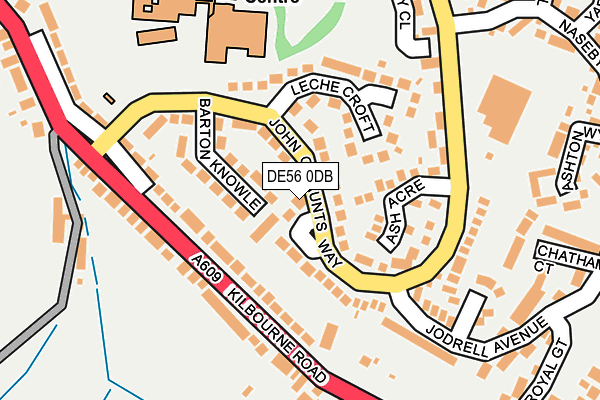 DE56 0DB map - OS OpenMap – Local (Ordnance Survey)