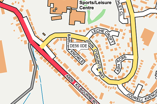 DE56 0DE map - OS OpenMap – Local (Ordnance Survey)