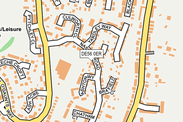 DE56 0ER map - OS OpenMap – Local (Ordnance Survey)