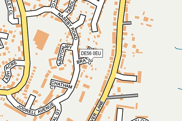 DE56 0EU map - OS OpenMap – Local (Ordnance Survey)