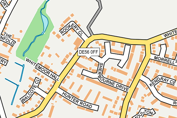 DE56 0FF map - OS OpenMap – Local (Ordnance Survey)