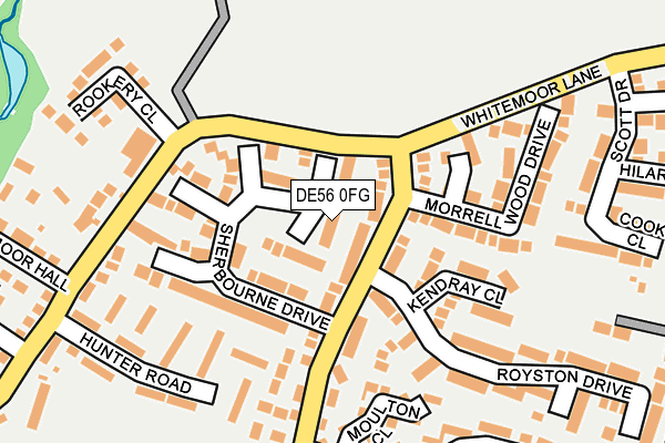 DE56 0FG map - OS OpenMap – Local (Ordnance Survey)