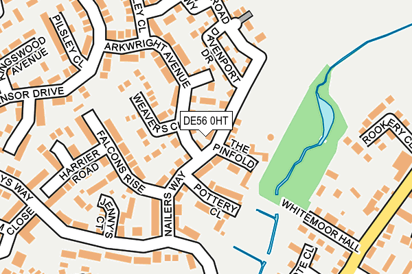 DE56 0HT map - OS OpenMap – Local (Ordnance Survey)
