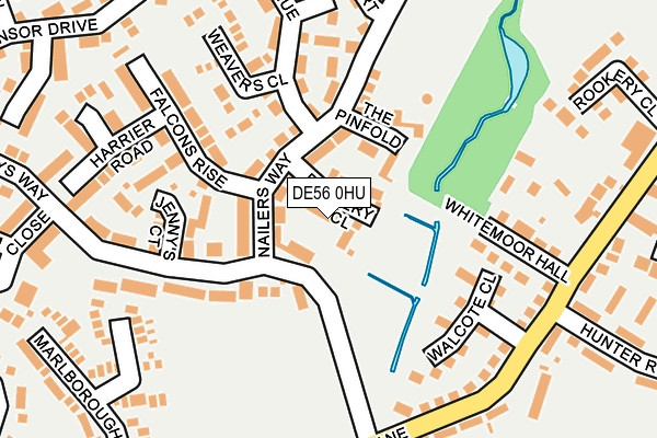 DE56 0HU map - OS OpenMap – Local (Ordnance Survey)