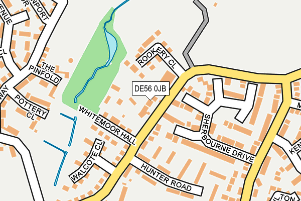 DE56 0JB map - OS OpenMap – Local (Ordnance Survey)