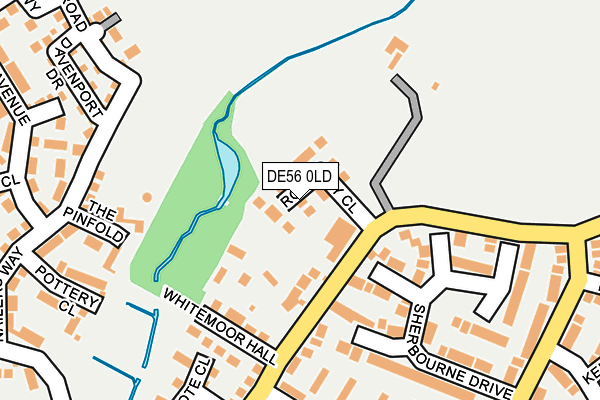 DE56 0LD map - OS OpenMap – Local (Ordnance Survey)