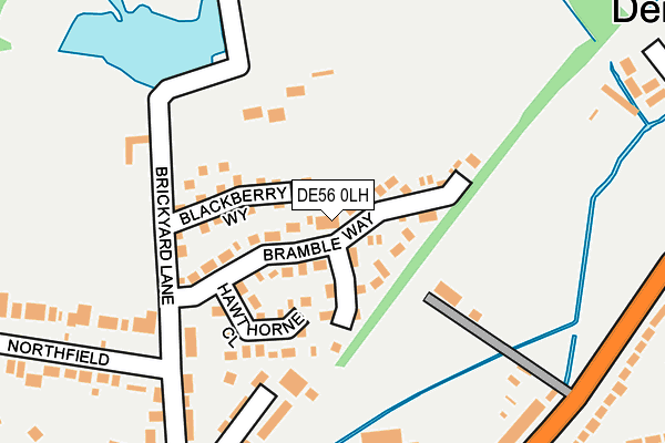 DE56 0LH map - OS OpenMap – Local (Ordnance Survey)