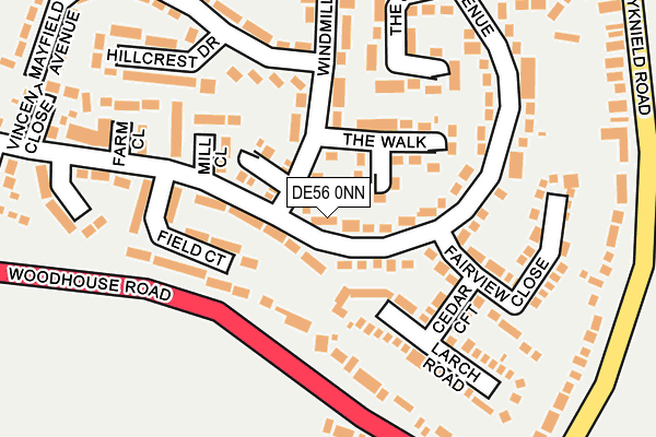 DE56 0NN map - OS OpenMap – Local (Ordnance Survey)