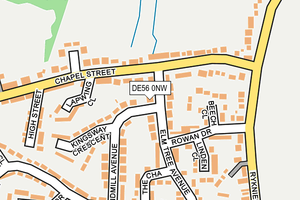 DE56 0NW map - OS OpenMap – Local (Ordnance Survey)