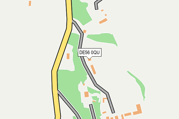 DE56 0QU map - OS OpenMap – Local (Ordnance Survey)