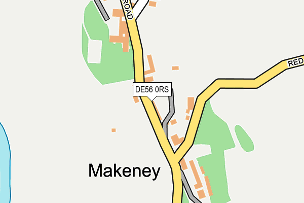 DE56 0RS map - OS OpenMap – Local (Ordnance Survey)