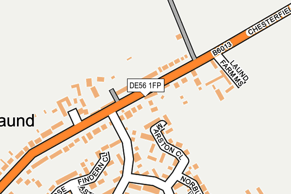 DE56 1FP map - OS OpenMap – Local (Ordnance Survey)