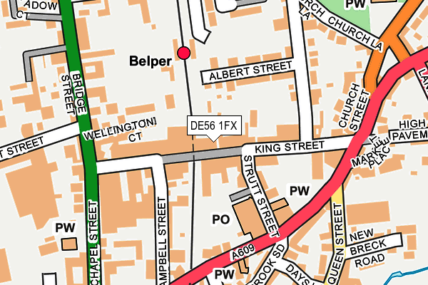 DE56 1FX map - OS OpenMap – Local (Ordnance Survey)