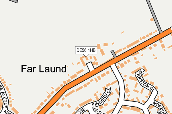 DE56 1HB map - OS OpenMap – Local (Ordnance Survey)