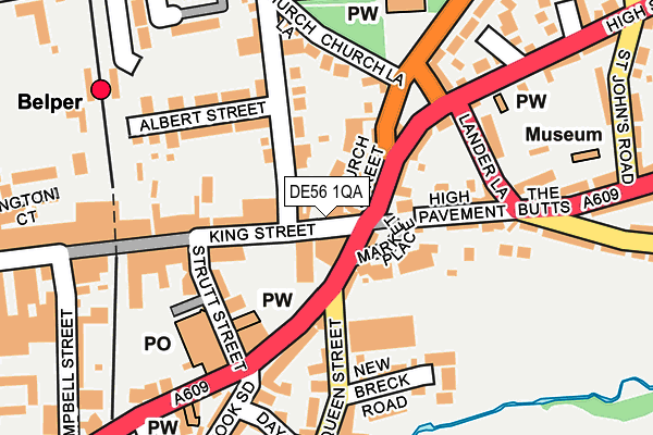 Map of LADY IN THE STREET LTD at local scale