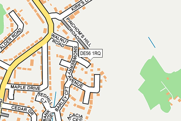DE56 1RQ map - OS OpenMap – Local (Ordnance Survey)