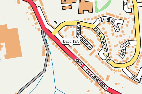 DE56 1SA map - OS OpenMap – Local (Ordnance Survey)