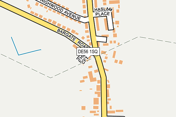DE56 1SQ map - OS OpenMap – Local (Ordnance Survey)