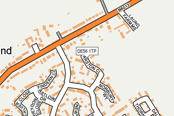 DE56 1TP map - OS OpenMap – Local (Ordnance Survey)