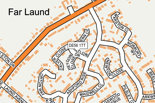DE56 1TT map - OS OpenMap – Local (Ordnance Survey)