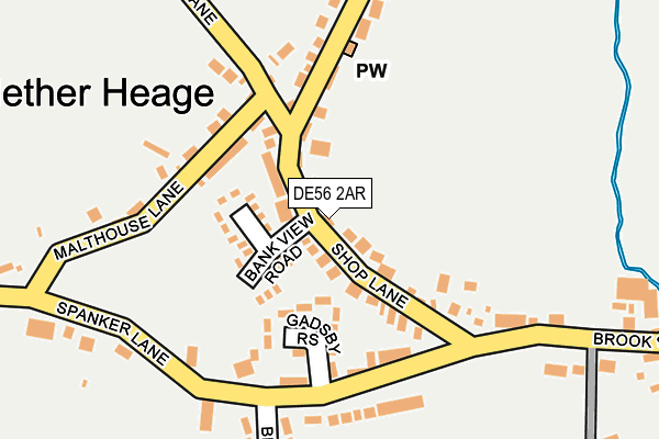 Map of HONEYLODGE LIMITED at local scale