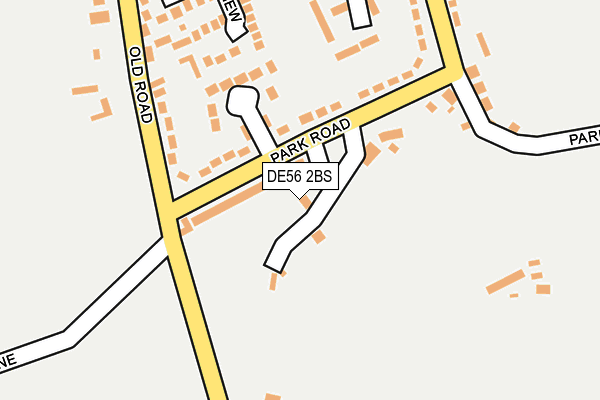 DE56 2BS map - OS OpenMap – Local (Ordnance Survey)