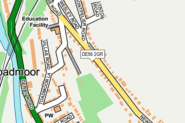 DE56 2GR map - OS OpenMap – Local (Ordnance Survey)