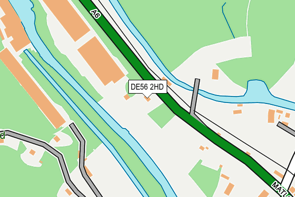 DE56 2HD map - OS OpenMap – Local (Ordnance Survey)