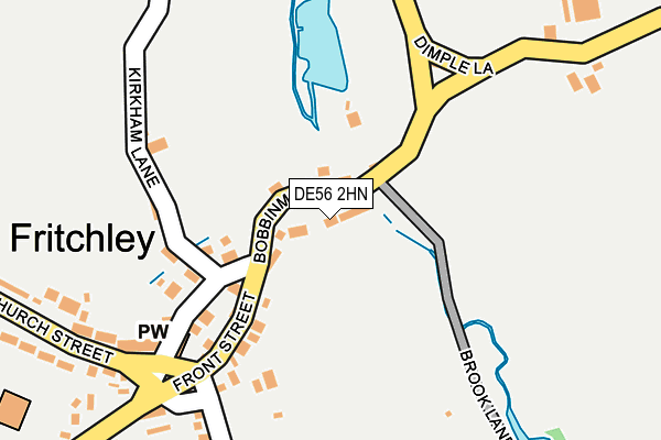 DE56 2HN map - OS OpenMap – Local (Ordnance Survey)