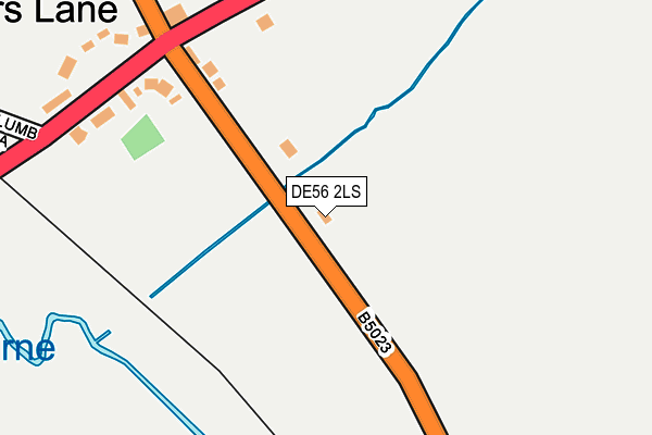 DE56 2LS map - OS OpenMap – Local (Ordnance Survey)