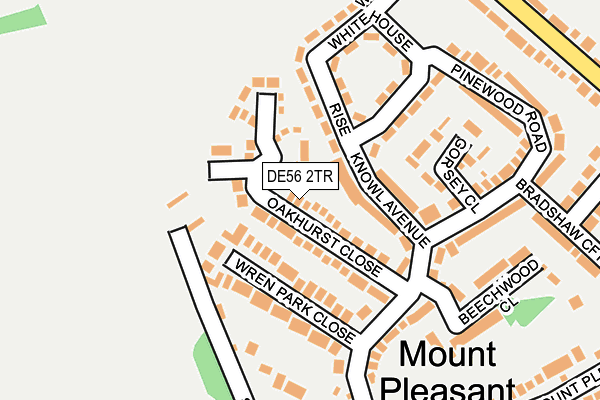 DE56 2TR map - OS OpenMap – Local (Ordnance Survey)