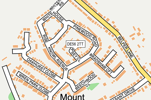 DE56 2TT map - OS OpenMap – Local (Ordnance Survey)
