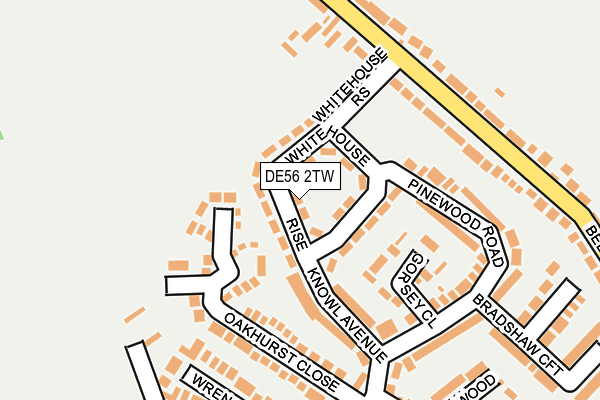 DE56 2TW map - OS OpenMap – Local (Ordnance Survey)
