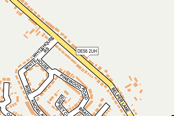 DE56 2UH map - OS OpenMap – Local (Ordnance Survey)