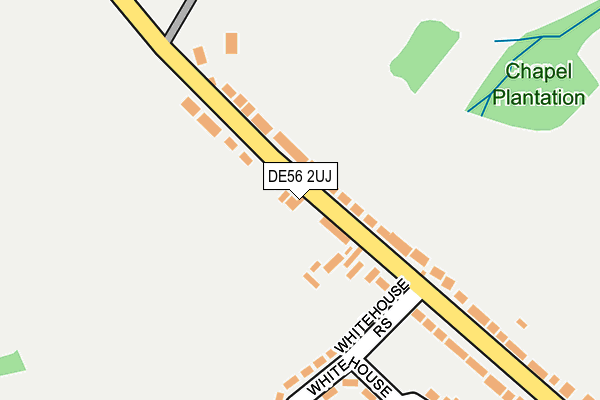 DE56 2UJ map - OS OpenMap – Local (Ordnance Survey)