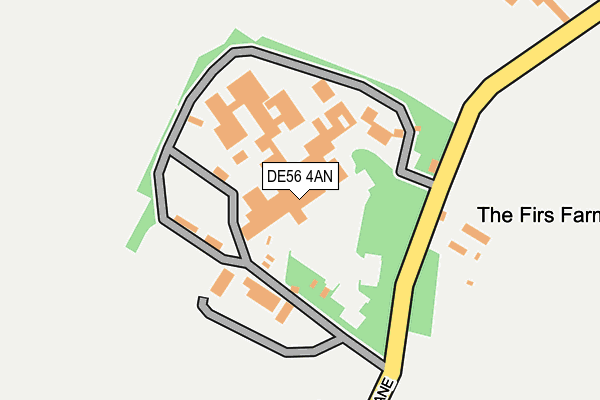 DE56 4AN map - OS OpenMap – Local (Ordnance Survey)