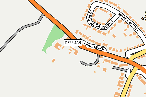 DE56 4AR map - OS OpenMap – Local (Ordnance Survey)